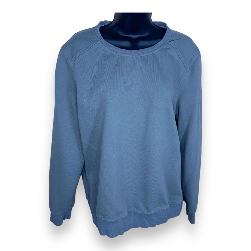 MEDIUM LIT LIGHT GREEN SWEATSHIRT ATHLETIC ACTIVEWEAR CASUAL LONG SLEEVE WOMENS